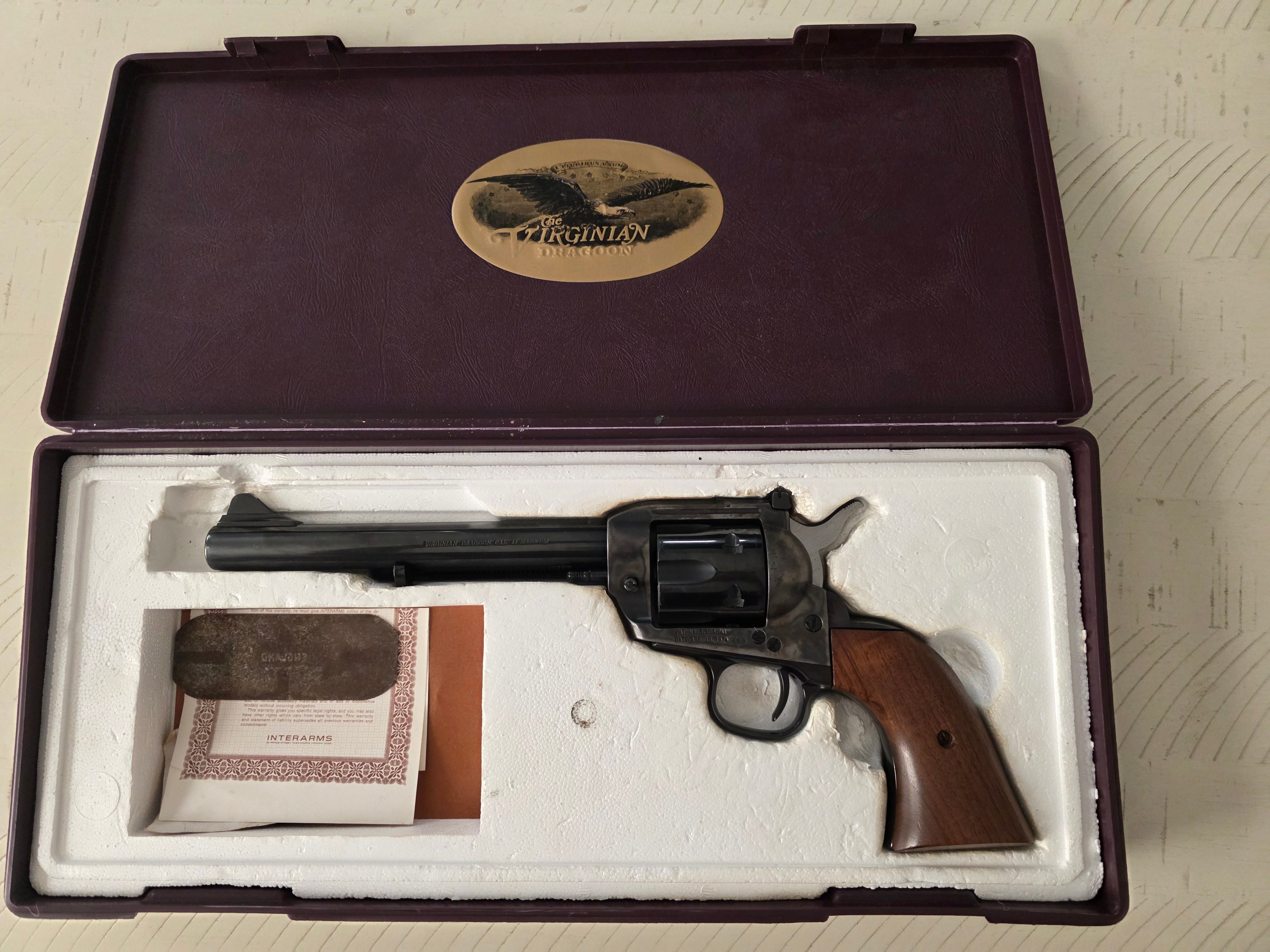 Interarms Virginian Dragoon 44 Magnum