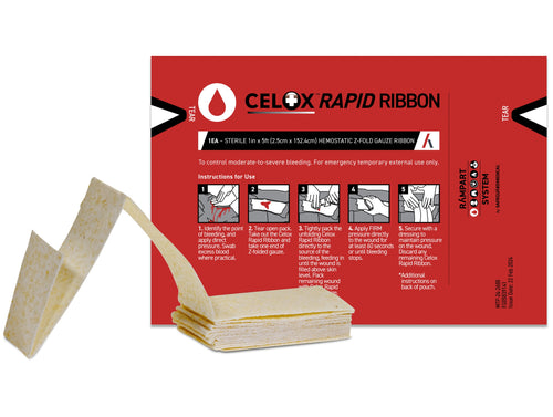 CELOX Rapid Ribbon Hemostatic Gauze