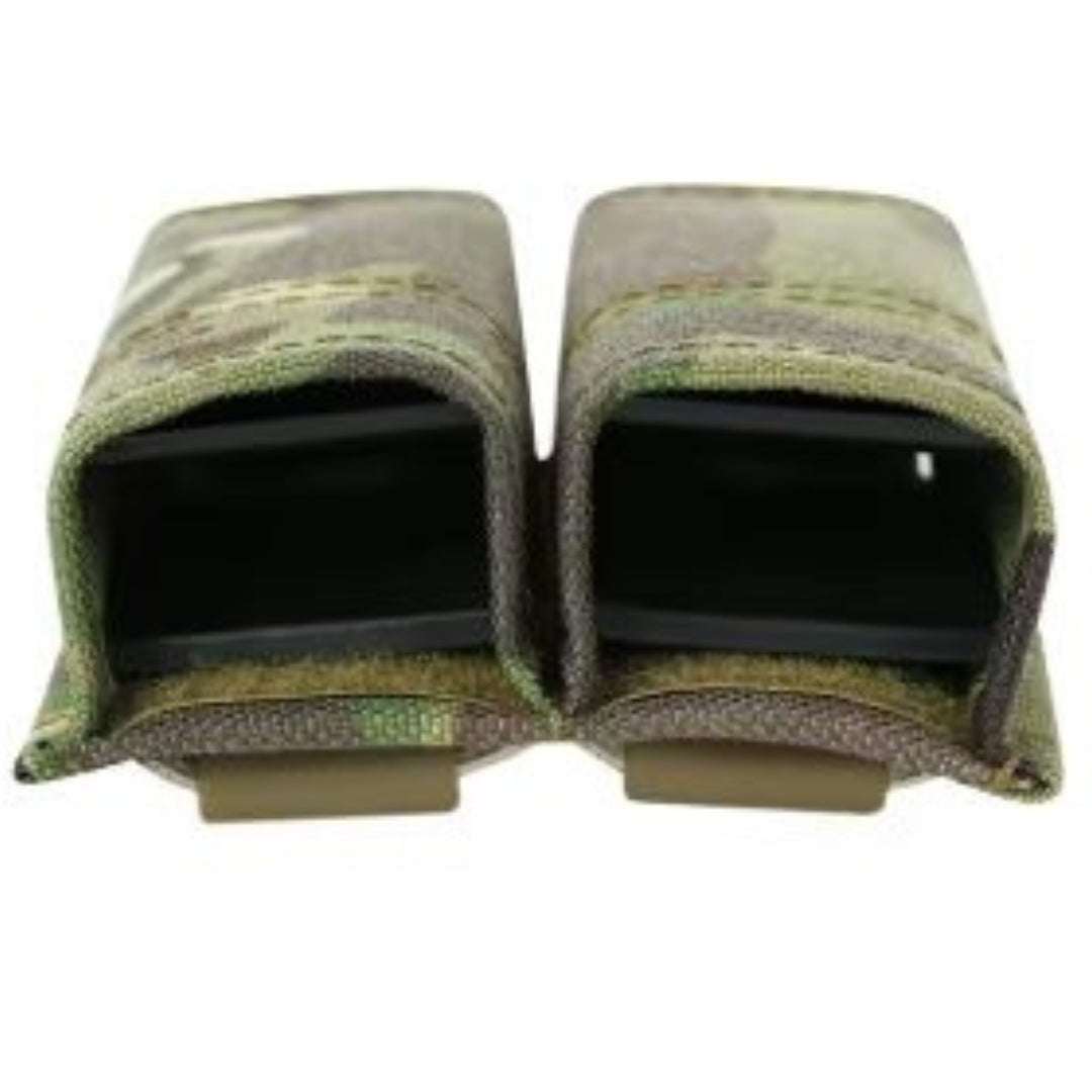 Universal Pistol MagazineUniversal Pistol Magazine Holster - DualDual magazine holster with MOLLE attachments. Fits most double stack pistol cartridge magazinesRange Gear