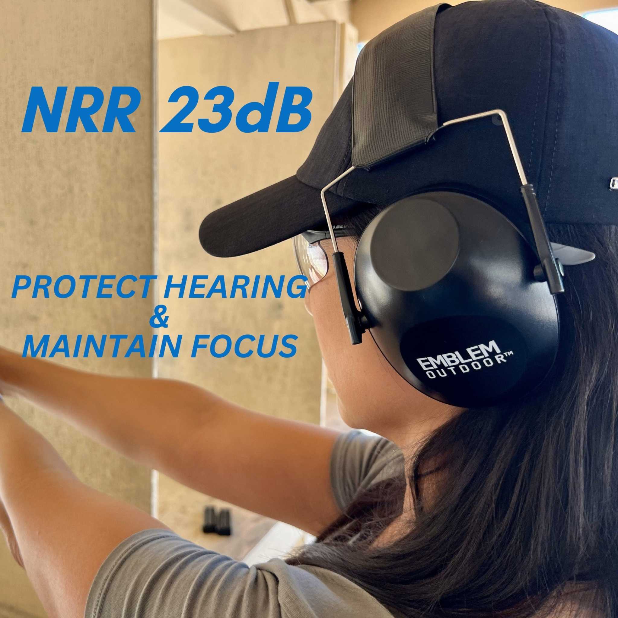 SafeTAC Safety EarmuffsSafeTAC Safety Earmuffs for shooting and Industrial use.EFFECTIVE NOISE REDUCTION - Emblem Outdoor’s SafeTac earmuffs are constructed with professional-grade noise reduction foam and a durable ABS shell. Certified by ANSIHearing Protection