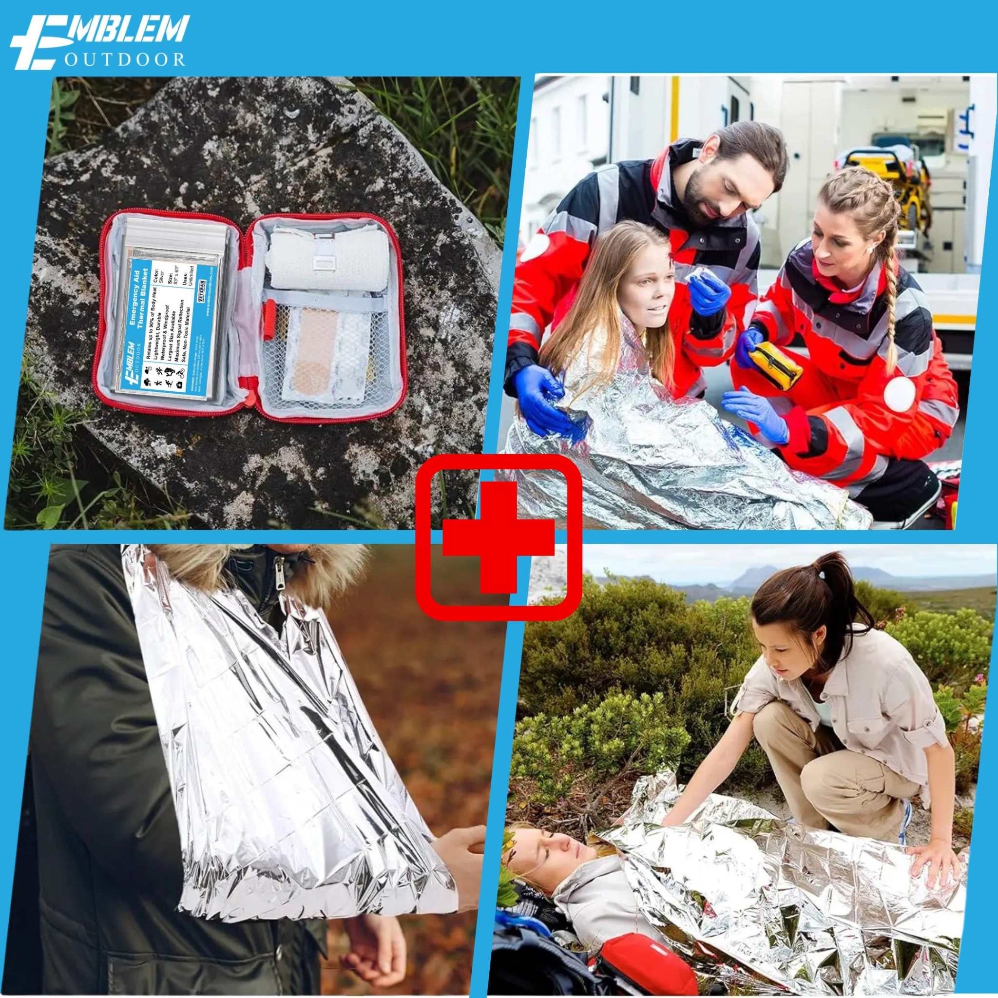 Thermal Emergency BlanketThermal Emergency Blanket for SurvivalStay warm and protected with our high-quality emergency blankets, designed for any situation where warmth is paramount. Often referred to as thermal blankets, these Emergency Gear