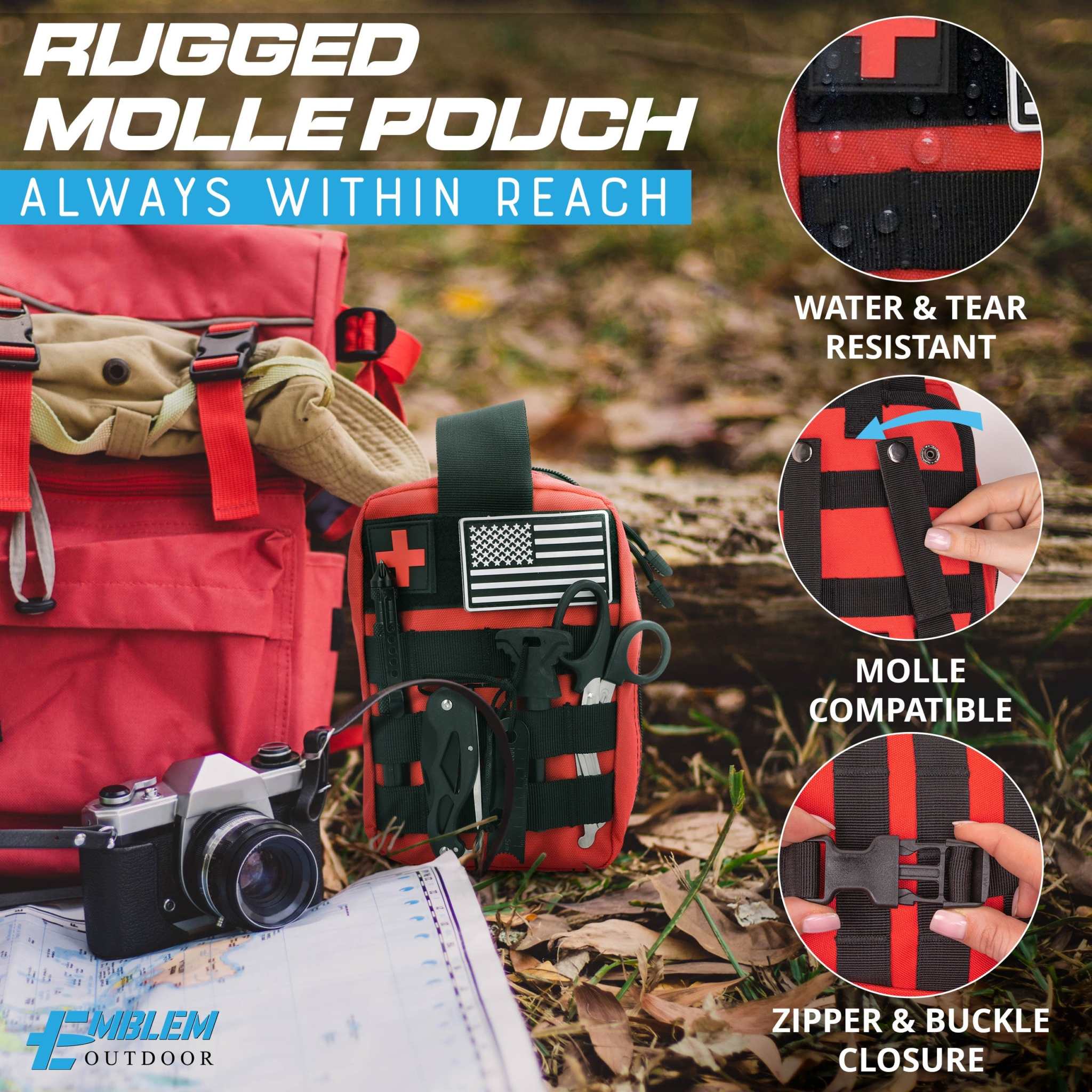 242 Piece First Aid242 Piece First Aid Survival Kit with SWAT-T Tourniquet242 PC FIRST AID SURVIVAL KIT. Ideal emergency gear for families and outdoor enthusiasts. Designed by Marine Corps veterans and a U.S. physician, this portable and rFirst Aid Kit