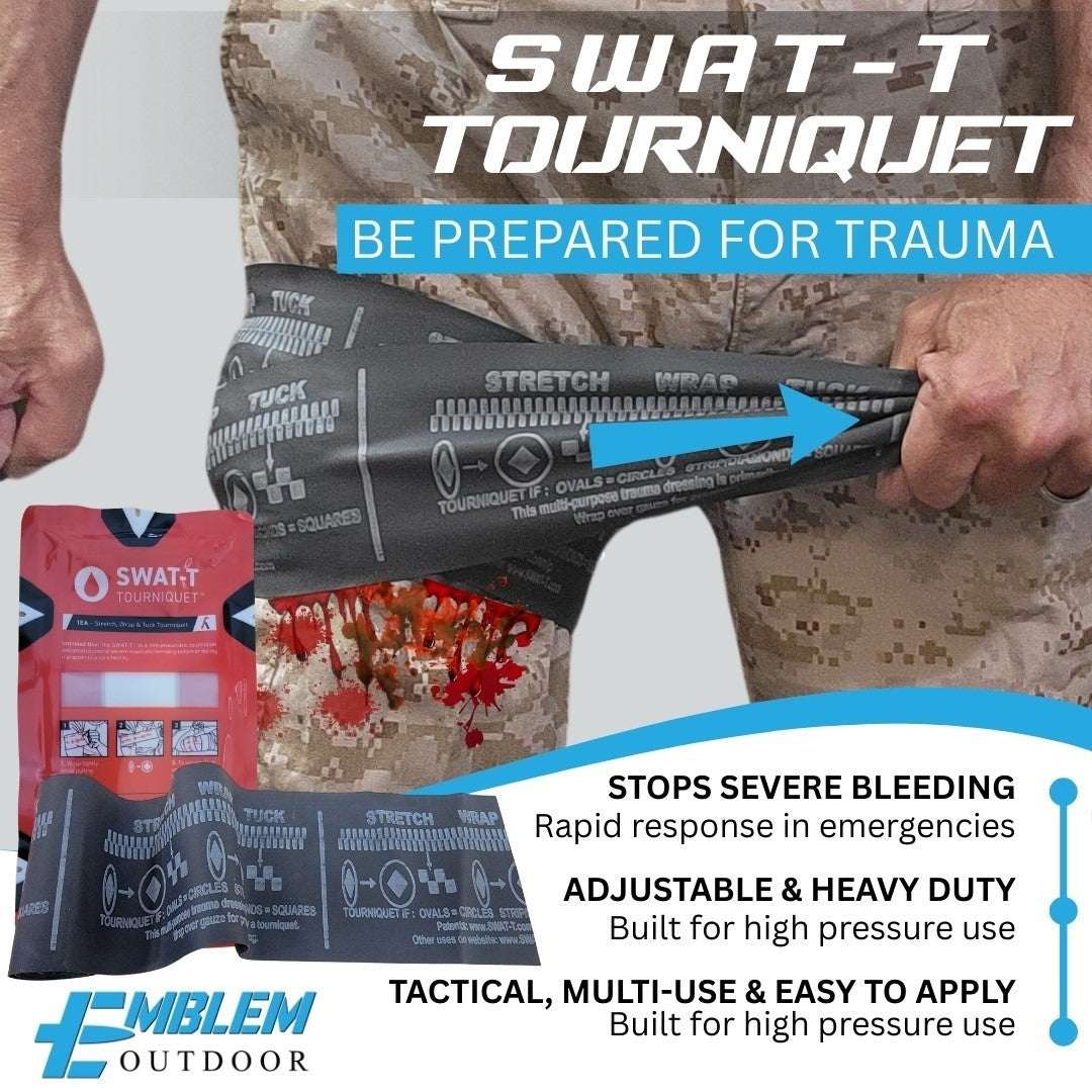 242 Piece First Aid242 Piece First Aid Survival Kit with SWAT-T Tourniquet242 PC FIRST AID SURVIVAL KIT. Ideal emergency gear for families and outdoor enthusiasts. Designed by Marine Corps veterans and a U.S. physician, this portable and rFirst Aid Kit