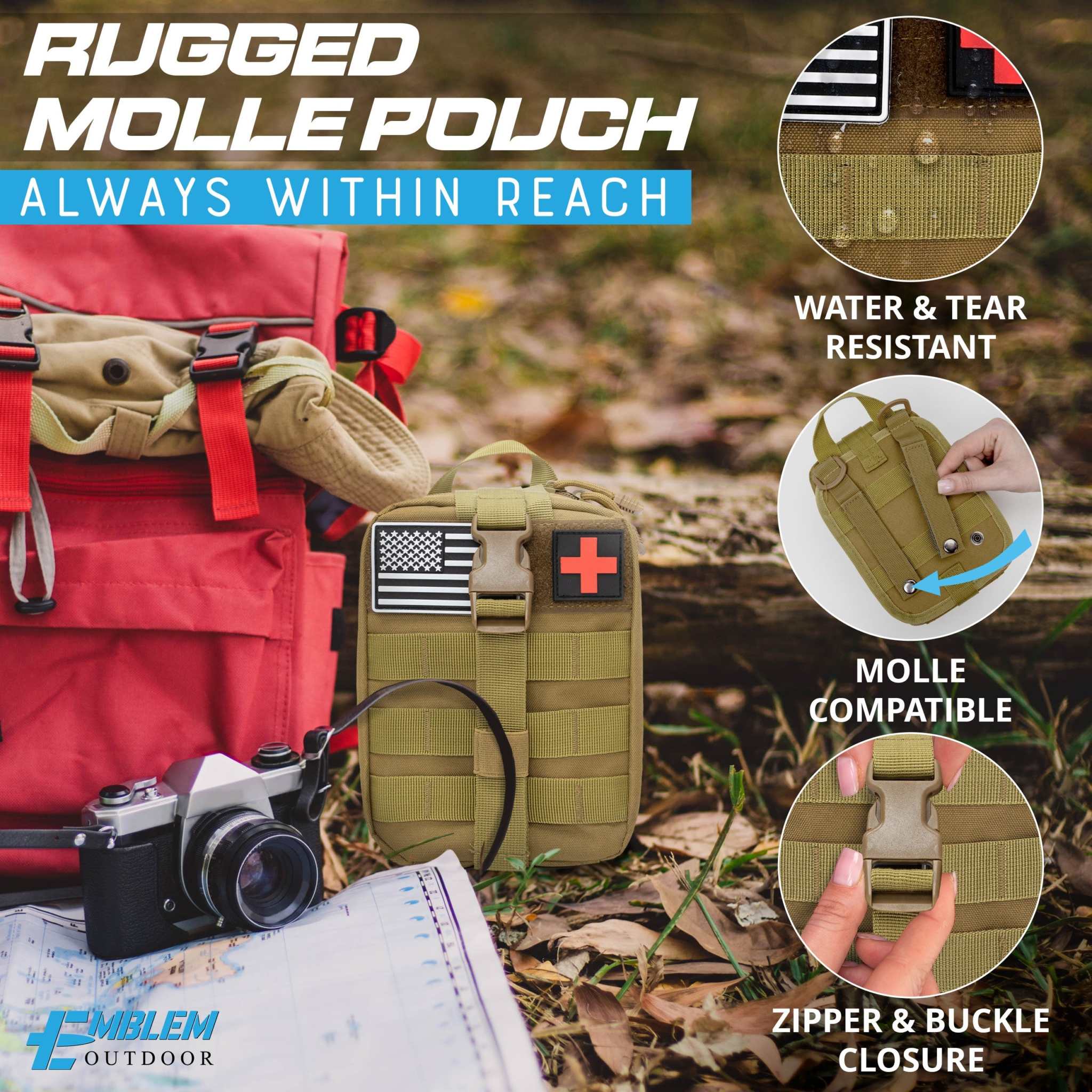 242 Piece First Aid242 Piece First Aid Survival Kit with SWAT-T Tourniquet242 PC FIRST AID SURVIVAL KIT. Ideal emergency gear for families and outdoor enthusiasts. Designed by Marine Corps veterans and a U.S. physician, this portable and rFirst Aid Kit