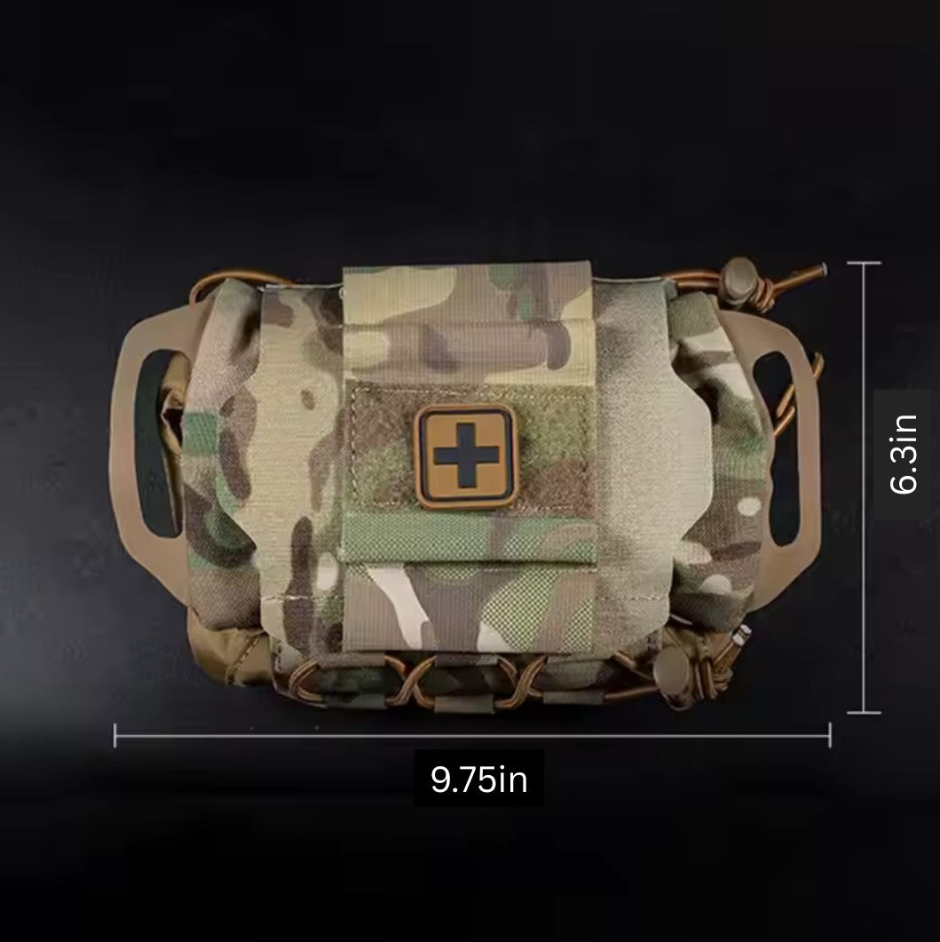 Rapid Deploy Tactical IFAK Pouch and TMT Tourniquet Kit Made in USA