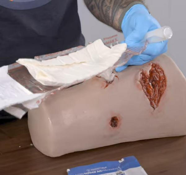 How to apply the Battle Bandage