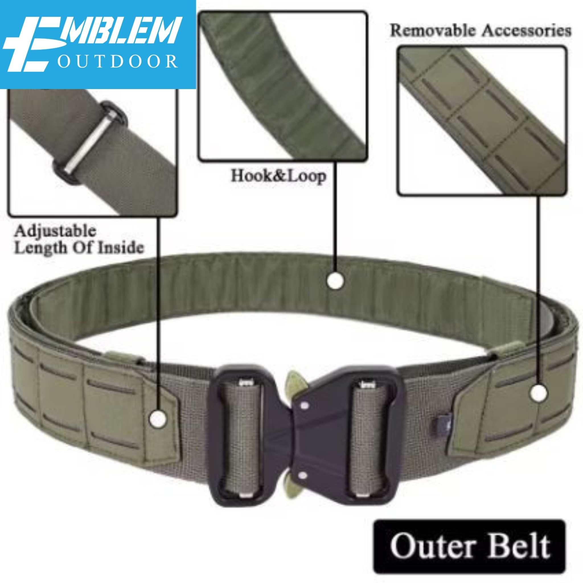 Battle Belt Tactical Metal Buckle with MOLLE system Range Gear