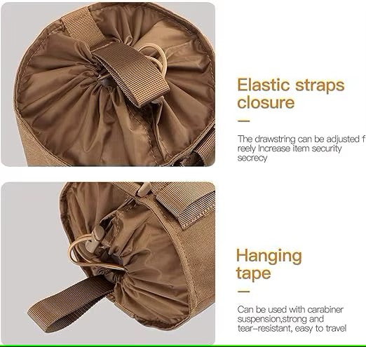 Dump Pouch closure feature