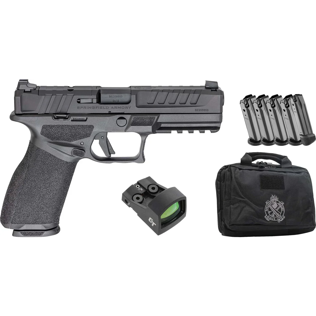 SPRINGFIELD ECHELON FDE 9MM 4.5" 17/20-RD GEAR UP BUNDLE