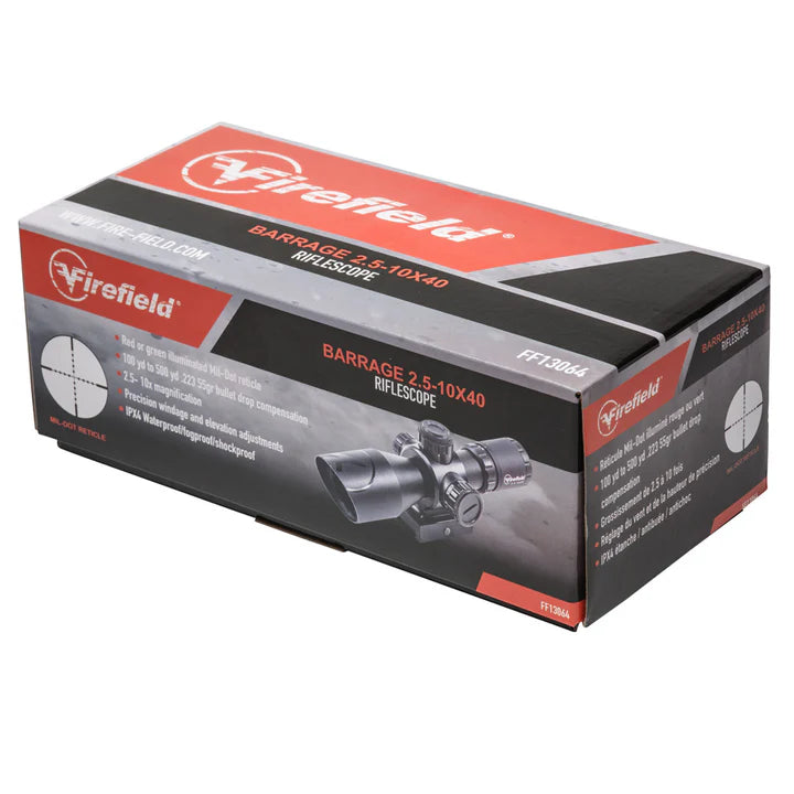 2.5-10X40 RIFLESCOPE