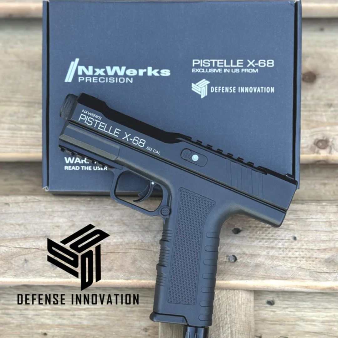 Pistelle X-68 Defense PistolPistelle X-68 Defense Pistol - GEN 2Upgraded Seals &amp; Components (Extra Seal &amp; Lube Included)!
 
The GEN2 Pistelle X-68 features upgraded seals for enhanced reliability and durability. This secoNon Lethal Protection