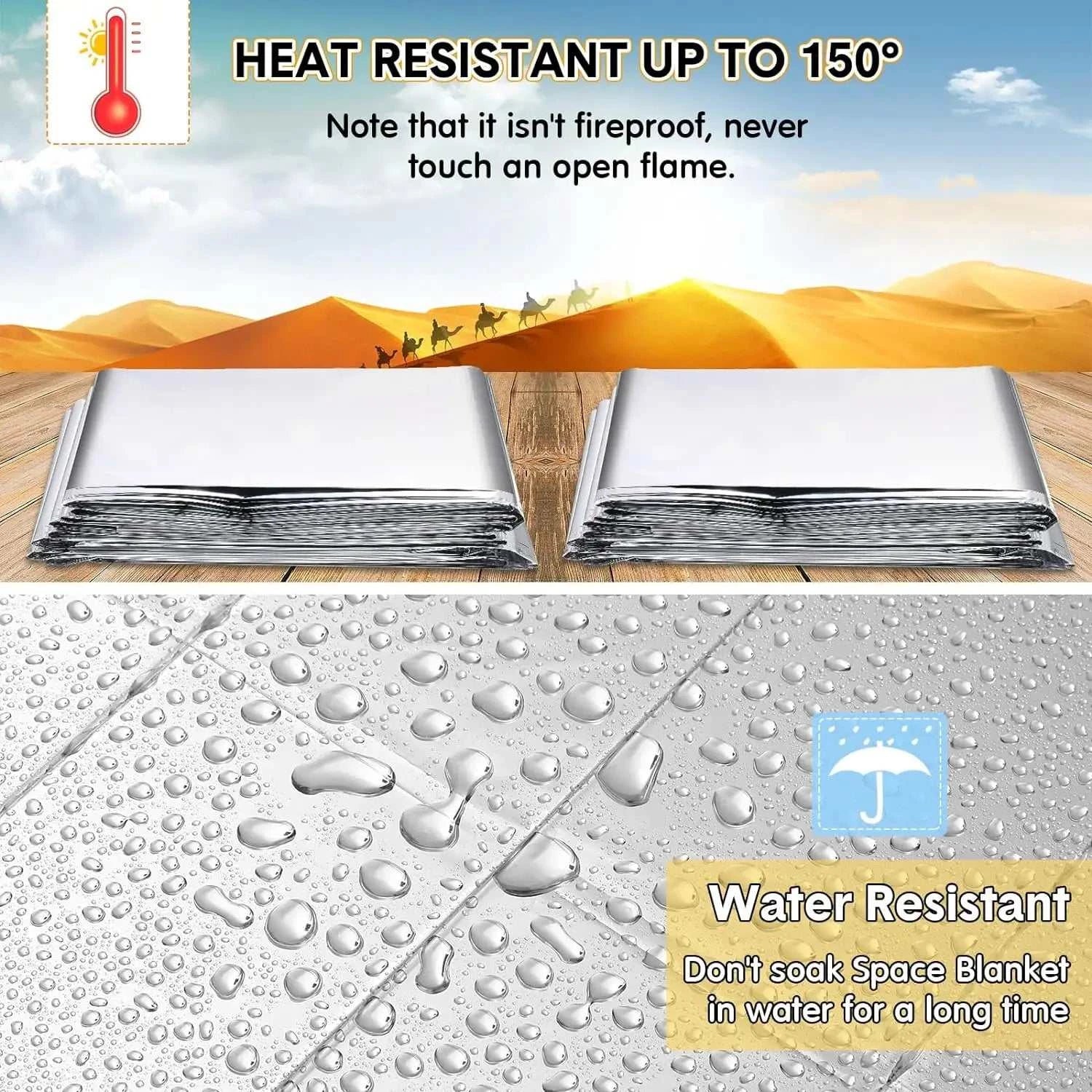 Thermal Emergency BlanketThermal Emergency Blanket for SurvivalStay warm and protected with our high-quality emergency blankets, designed for any situation where warmth is paramount. Often referred to as thermal blankets, these Emergency Gear