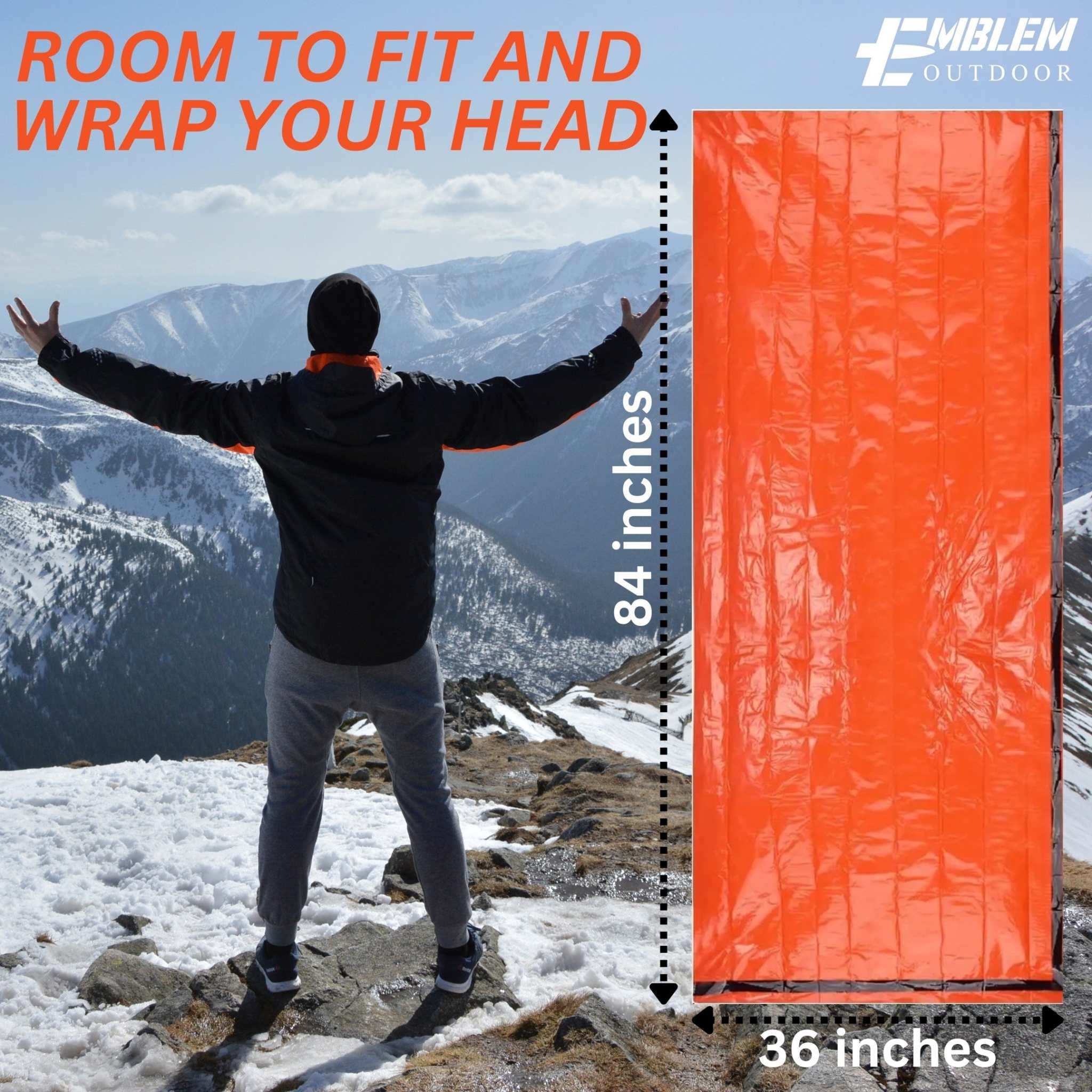 Emergency Sleeping BagEmergency Sleeping Bag / Bivy Sack. Cold Weather Survival GearPrepare for unexpected situations with our premium emergency survival bivy sack, an essential addition to your survival gear and supplies. This lightweight and compaEmergency Gear