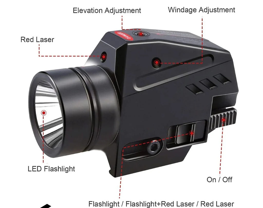 Night Defender Flashlight Laser Combo