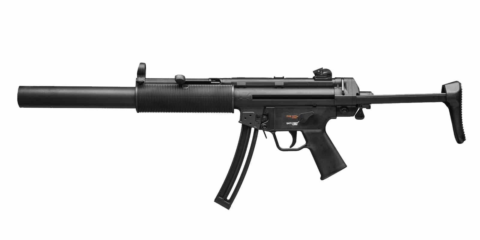 MP5 .22 LR Rifle with faux suppressor