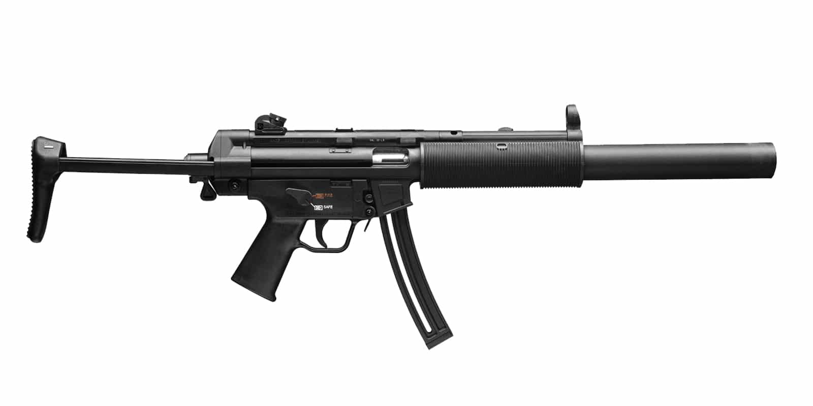 MP5 .22 LR Rifle with faux suppressor