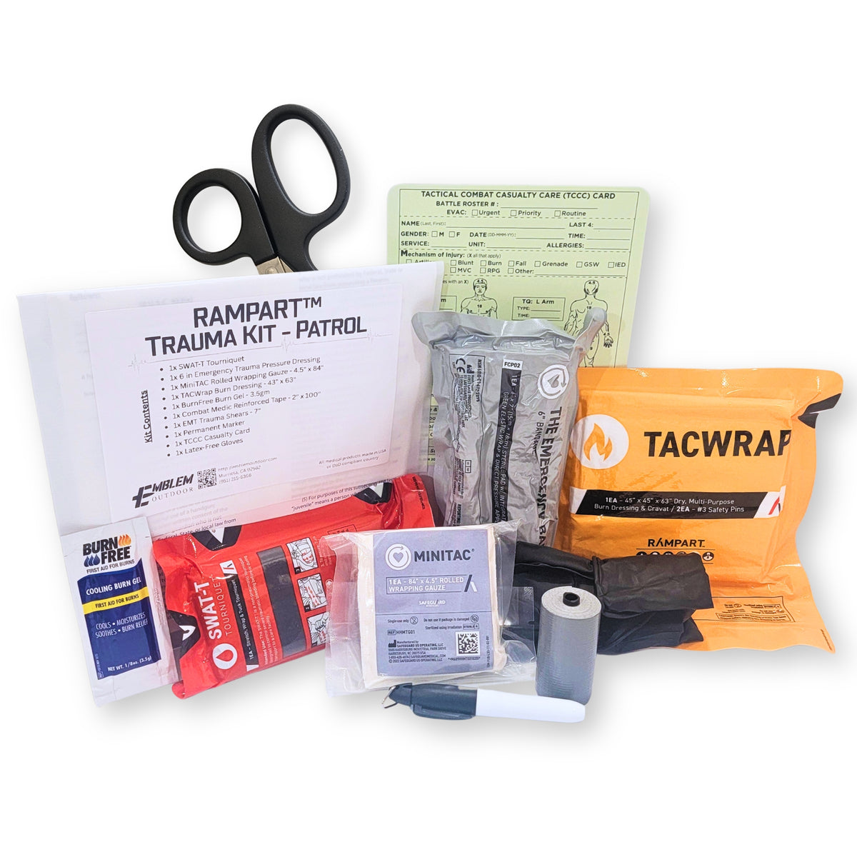 RAMPART™ Trauma Kit - Patrol – Emblem Outdoor