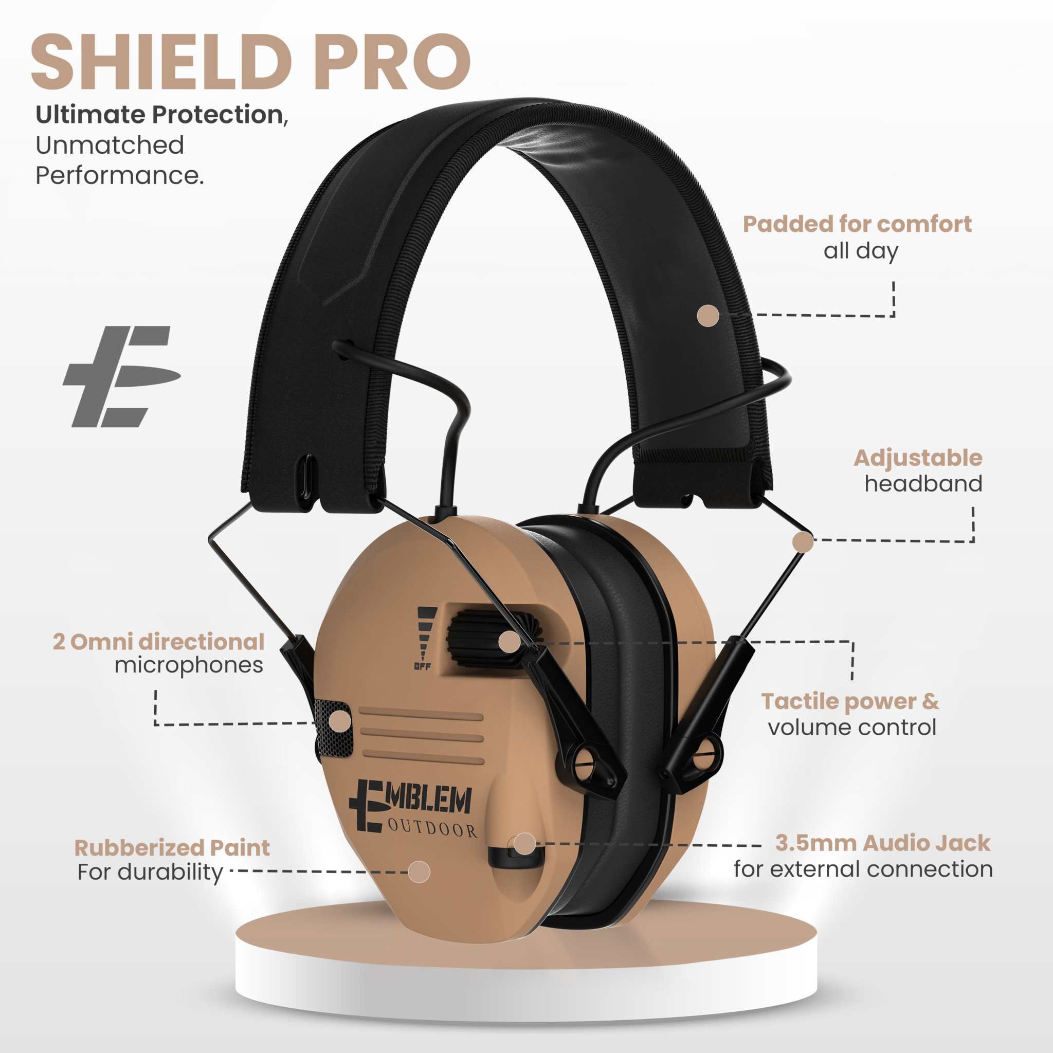 Shield Pro Electronic ear protection