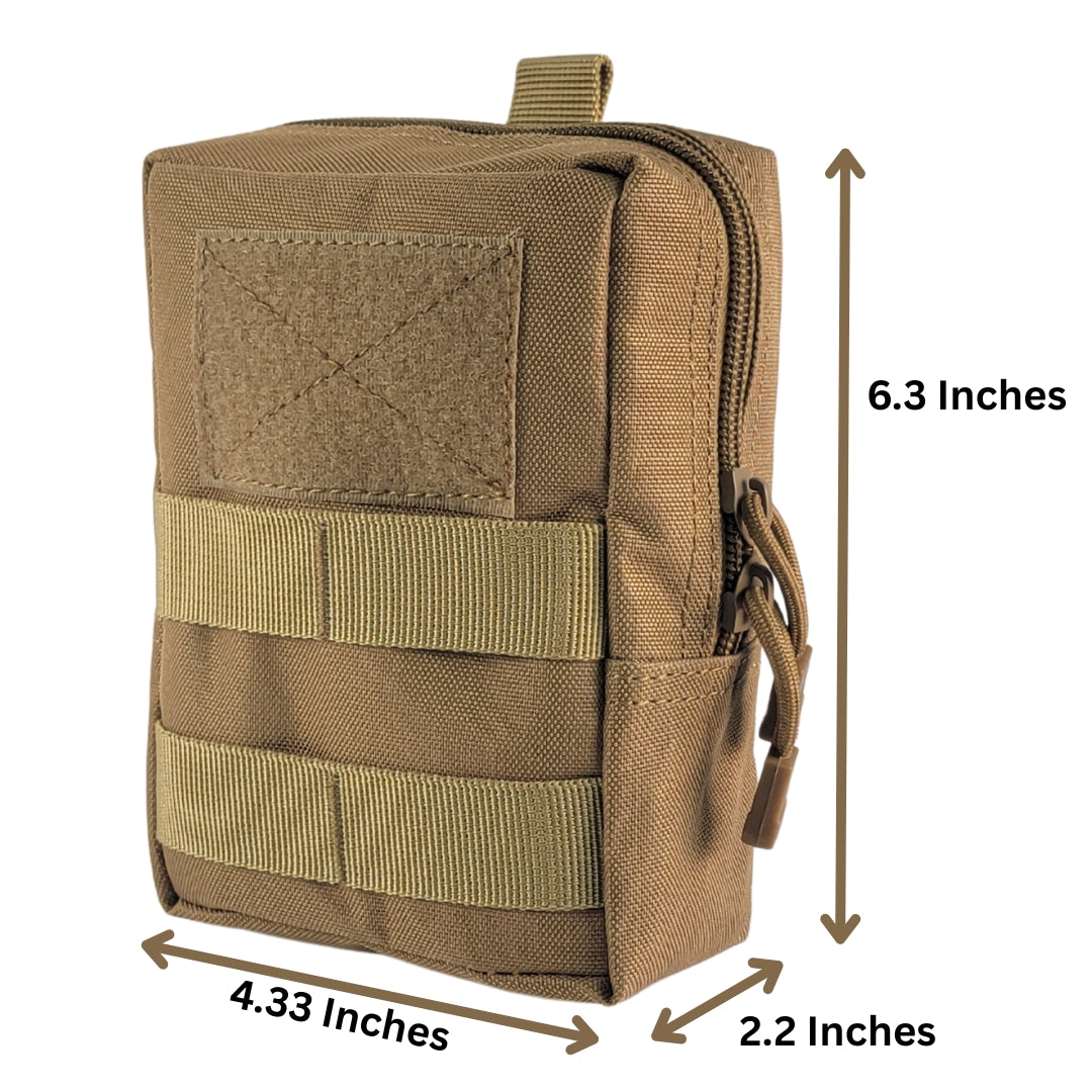 Tactical Molle SystemTactical Molle System Medical Pouch 1000D Nylon Utility EDC PackMolle designed for attaching to other Molle systems, such as Assault vest, large bags and so onEasy to carry or connect it to your assault gearRugged Durability and Range Gear