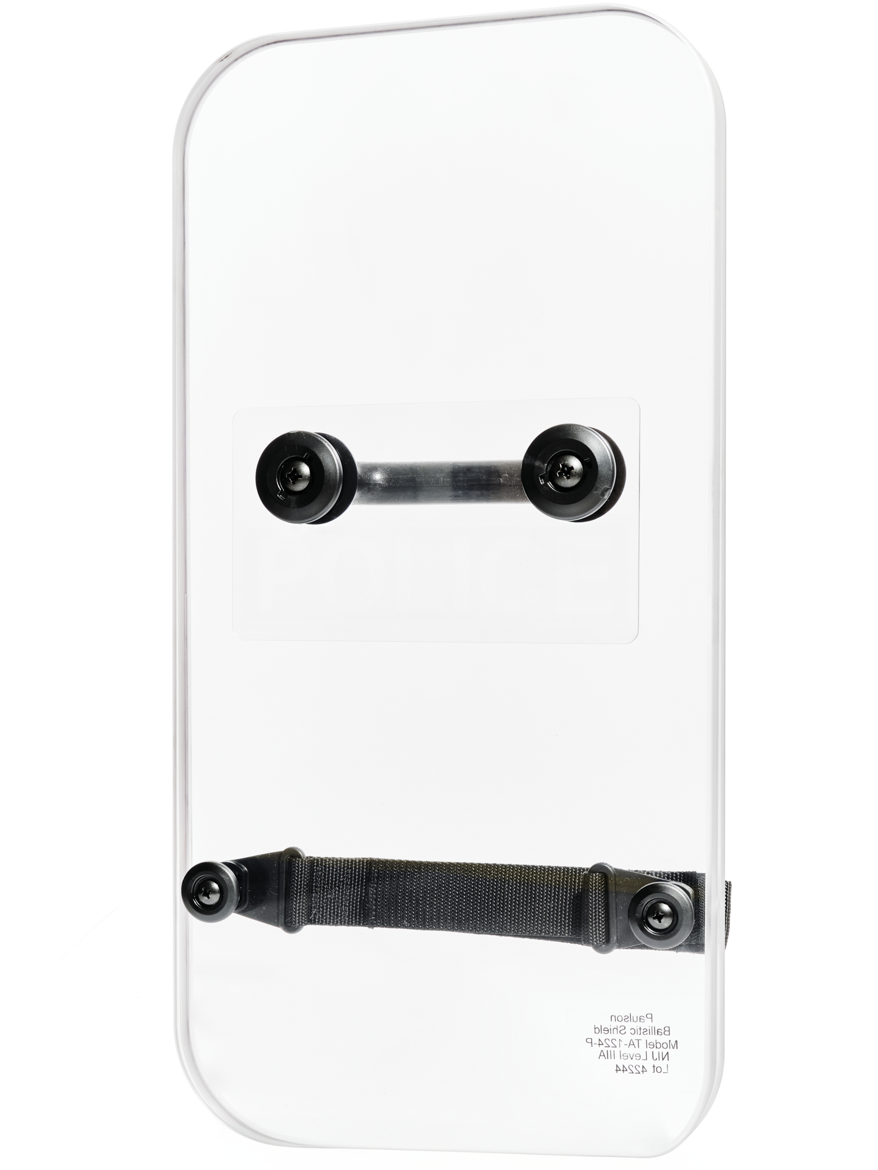 Transparent Handheld Level IIIA Ballistic Shield