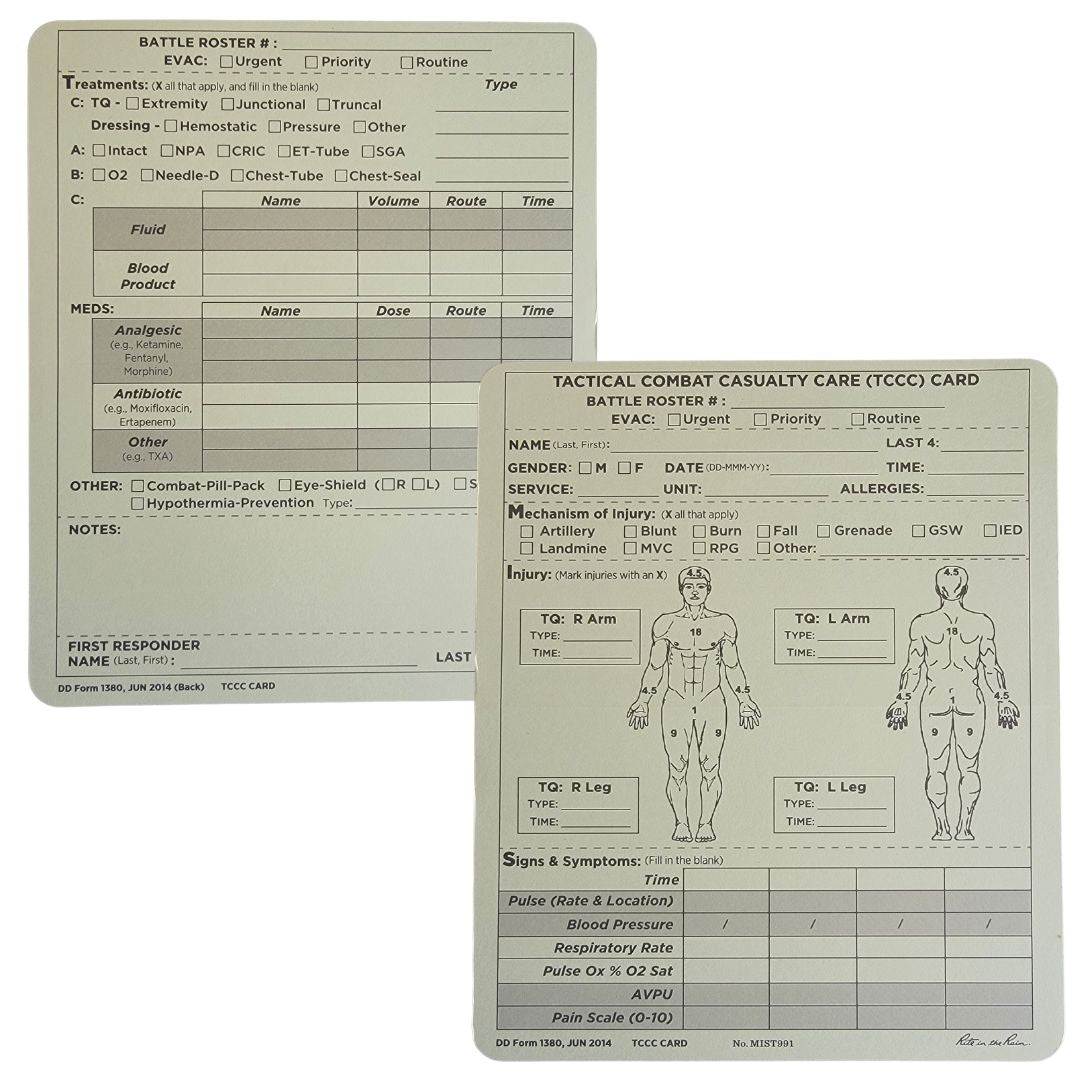 TCCC Card