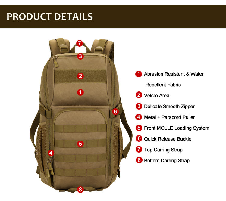 Tactical backpack 25L