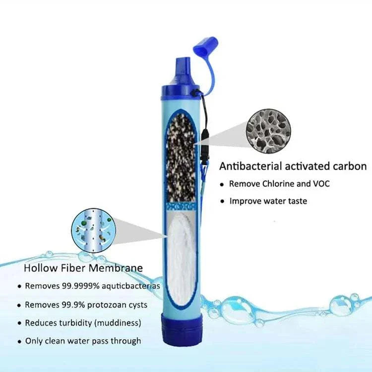 emergency water filter straw