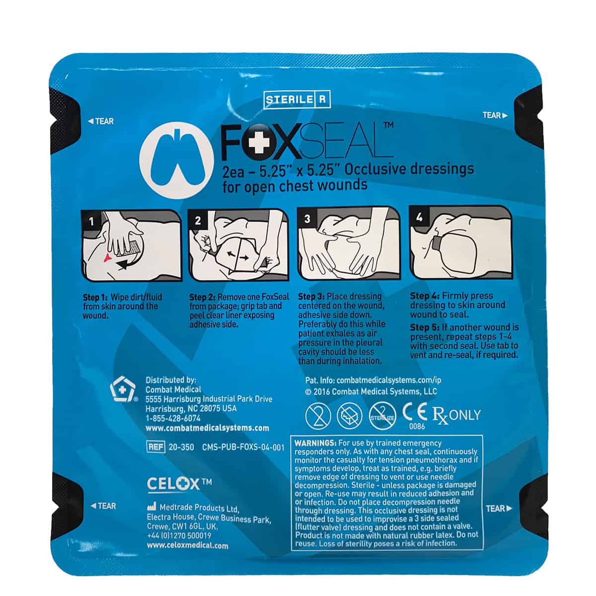 FoxSeal Occlusive Chest Seal