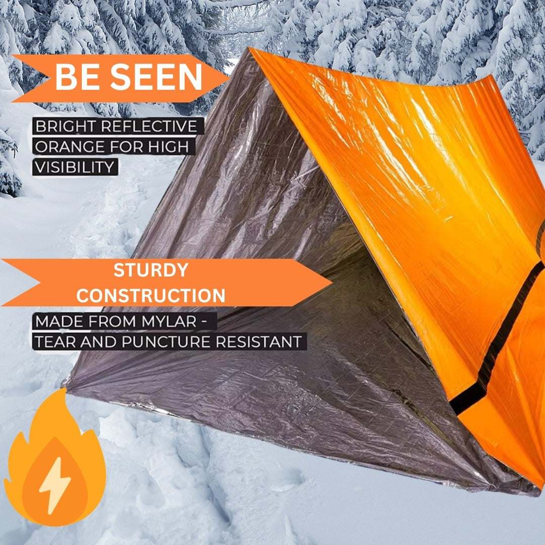 Emergency Sleeping BagEmergency Sleeping Bag / Bivy Sack. Cold Weather Survival GearPrepare for unexpected situations with our premium emergency survival bivy sack, an essential addition to your survival gear and supplies. This lightweight and compaEmergency Gear