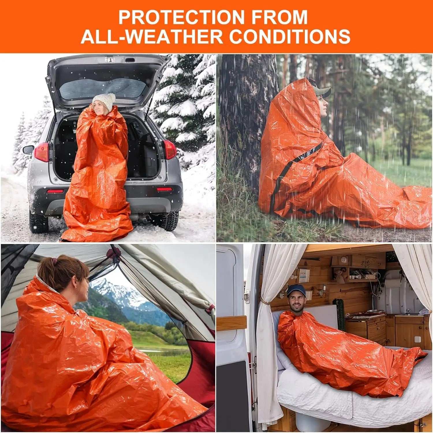 Emergency Sleeping BagEmergency Sleeping Bag / Bivy Sack. Cold Weather Survival GearPrepare for unexpected situations with our premium emergency survival bivy sack, an essential addition to your survival gear and supplies. This lightweight and compaEmergency Gear